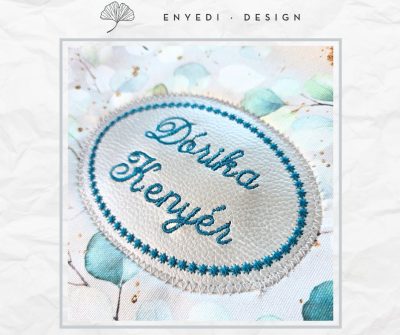 kenyeres zsák egyedi hímzéssel