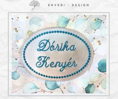 kenyeres zsák egyedi hímzéssel