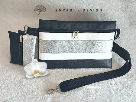 Fekete-fehér Chest Bag