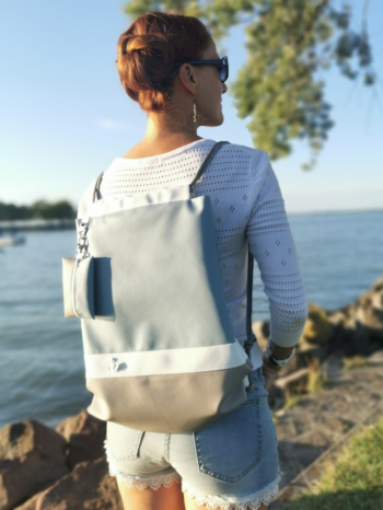Nyári acélkék gymbag