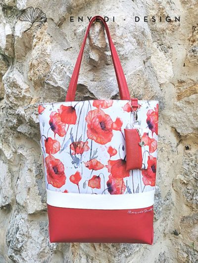 Pipacsos Shopper 5 kicsi
