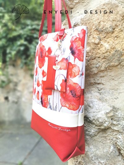 Pipacsos Shopper oldalról 2 kicsi